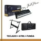 thumbnail image 5 of Teclado Musical 61 Teclas Ibrah Piano + Funda + Atril, 5 of 11