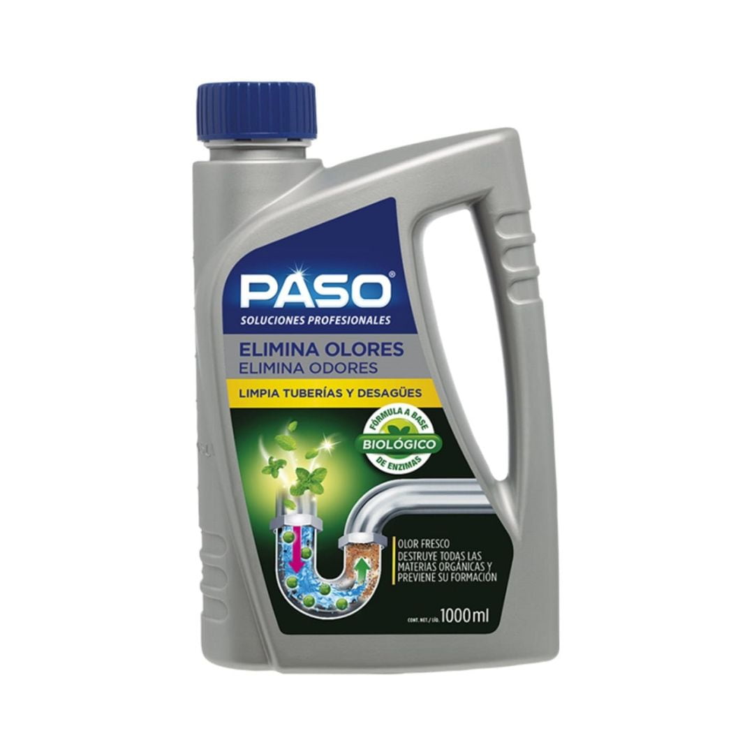 Desatascador Cañerías Paso Elimina Olores Biológico 1 L