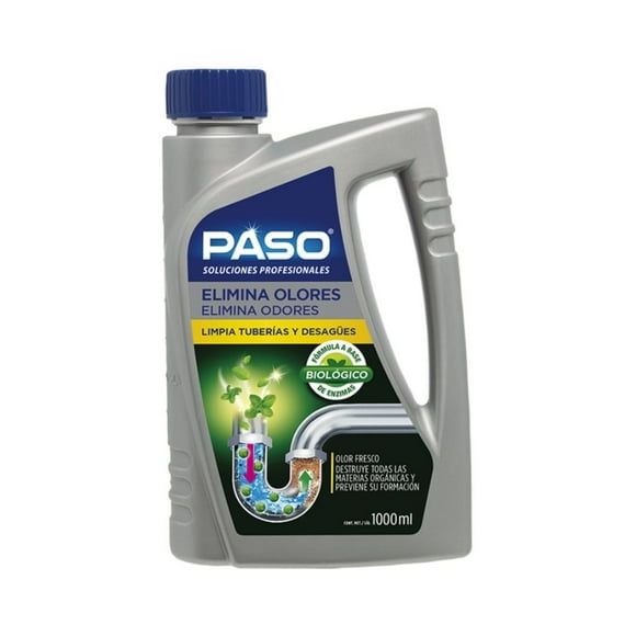 Desatascador Cañerías Paso Elimina Olores Biológico 1 L