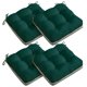 thumbnail image 1 of Cojines para silla AMCATON, paquete de 4, 48 x 48 cm, espuma, verde, 1 of 9