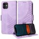 thumbnail image 1 of Carcasa FOXDOCK iPhone 11 de cuero PU, diseño acolchado clásico, protección contra caídas y rayones, 1 of 5