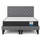 thumbnail image 1 of Cama King Plazas Gris Europea Incluye Base+respaldo+colchon, 1 of 2