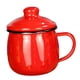 thumbnail image 1 of Taza Esmaltada Para Beber, Taza De Té, Taza De Jugo Para Oficina, Cocina, Picnic, Rojo, 1 of 5