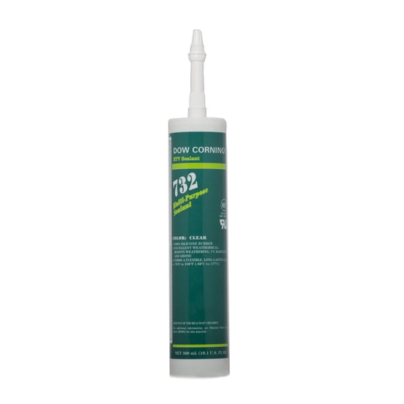 Sellador Dow Corning 732, transparente, multiusos, 300 ml, de -60 a 180 °C
