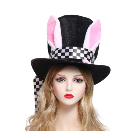 Feco - Sombrero Copa Disfraz Conejo Alicia