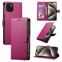 Foxdock - Funda Para Iphone 15 Plus – Cuero Premium, 3 Ranuras Para Tarjetas, Protección Contra Impactos