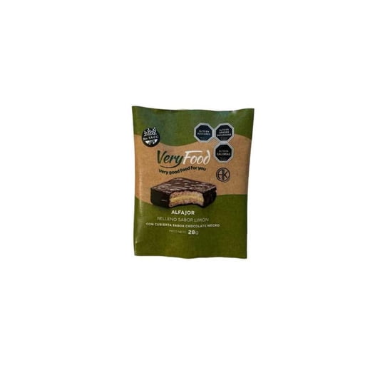 Alfajor Relleno Sabor Limón 28 g Very Food