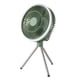 thumbnail image 1 of Ventilador Para Acampar Al Aire Libre Con Luz LED, Ventilador De Mesa De Escritorio Silencioso Para Senderismo, Barbacoa, Porche, Verde, 1 of 3
