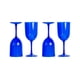 thumbnail image 1 of Set 4 Copas Cocktail Acrílico 473 ml - Azul Traslucido, 1 of 3