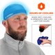 thumbnail image 3 of Gorra Cooling Skull Ergodyne 6632 UPF 50, que absorbe el sudor, azul, 3 of 7
