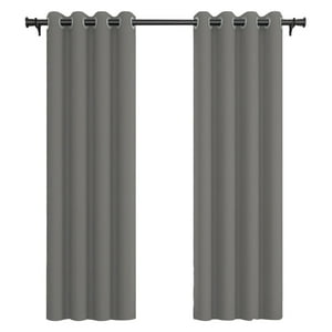 Cortina De Tela Blackout Gris Vincenzi 140X220
