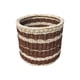 thumbnail image 1 of Cesta de almacenamiento redonda de mimbre y ratán de abacá de la colección D-Art, 1 of 2