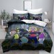 thumbnail image 1 of Bed Duvet Cover Ric-k Bedding Sets and Morty 3D Printed Lightweight 3 Piece Comforter Sets for Boys Girls Queen, 1 of 4