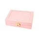 thumbnail image 2 of Joyero De Viaje Organizador Mini Joyero Para Anillos Pulseras Pendientes Rosa, 2 of 3