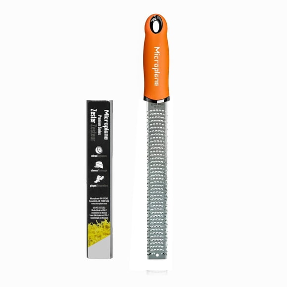 Rallador Microplane Premium Classic Series para Ralladura, Naranja