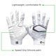 thumbnail image 5 of Guantes de fútbol Cutters Game Day Receiver White Topo YS/YM, 5 of 7