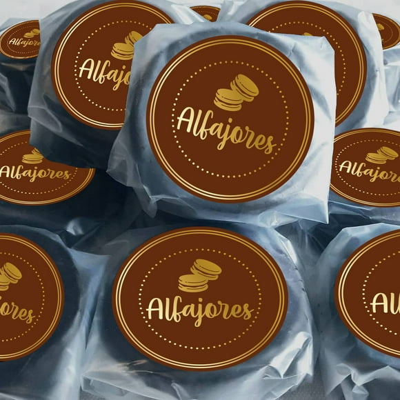 Etiqueta Sticker Para Alfajores Café Rollo 250 Unidades