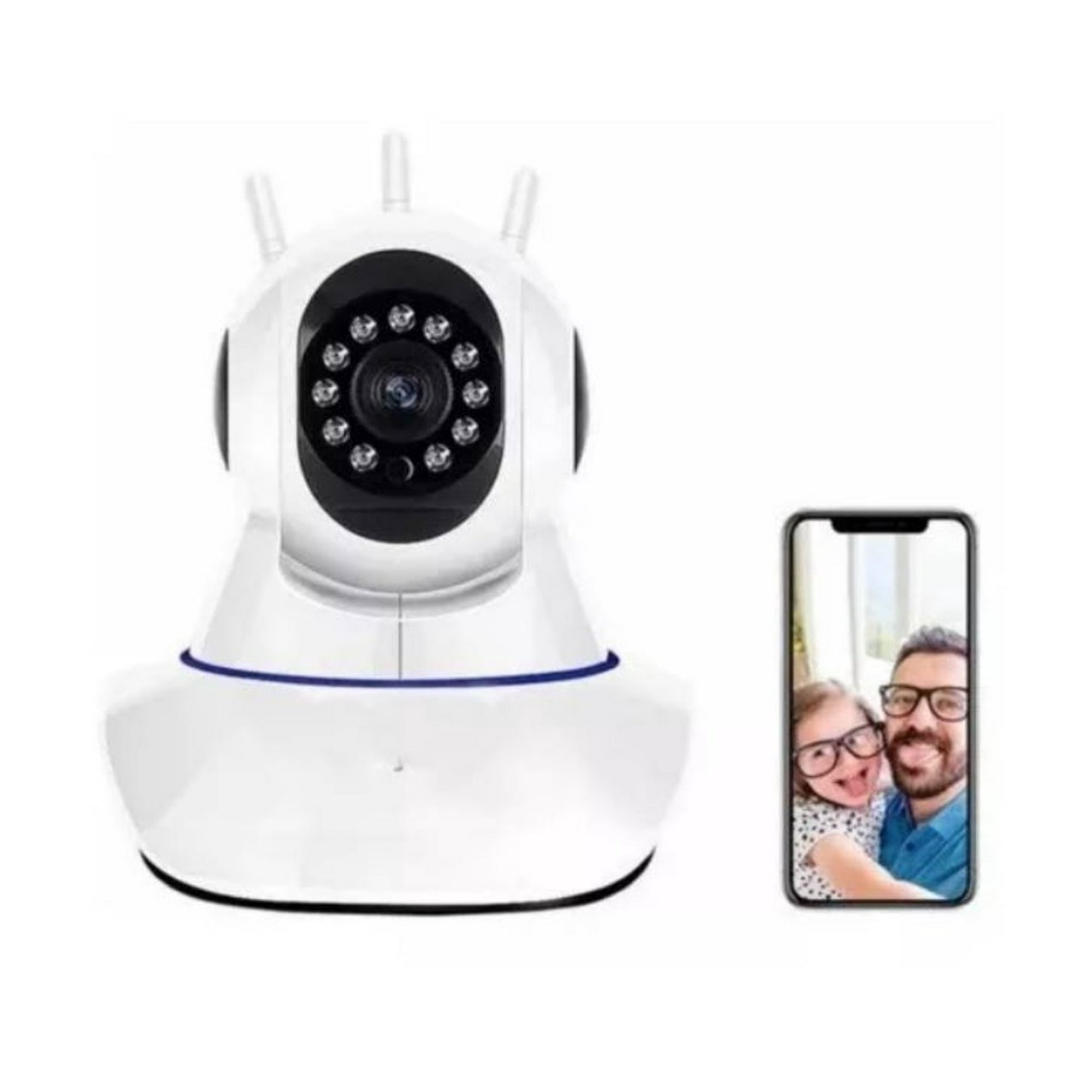 Tomasstore - Camara Ip Wifi 1080p Onvif 2m Hd Visión Nocturna 360 Grados
