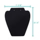 thumbnail image 5 of Expositor de Collares 7TH VELVET 12 uds Terciopelo Negro 19x21 cm, 5 of 7