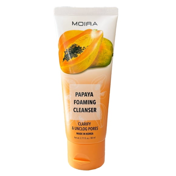 Limpiador Moira Papaya Foaming 80 ml para todo tipo de piel