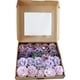 thumbnail image 3 of Juego De Caja Combinada De Flores Artificiales Fácil De Operar Para Decoración De Fiesta De Ducha Púrpura Rosa, 3 of 5