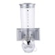 thumbnail image 4 of Cubo dispensador, multiusos, práctico, contenedor de almacenamiento de cocina sellado para montar en la pared para frijoles, bocadillos, nueces, azúca Plata, 4 of 5