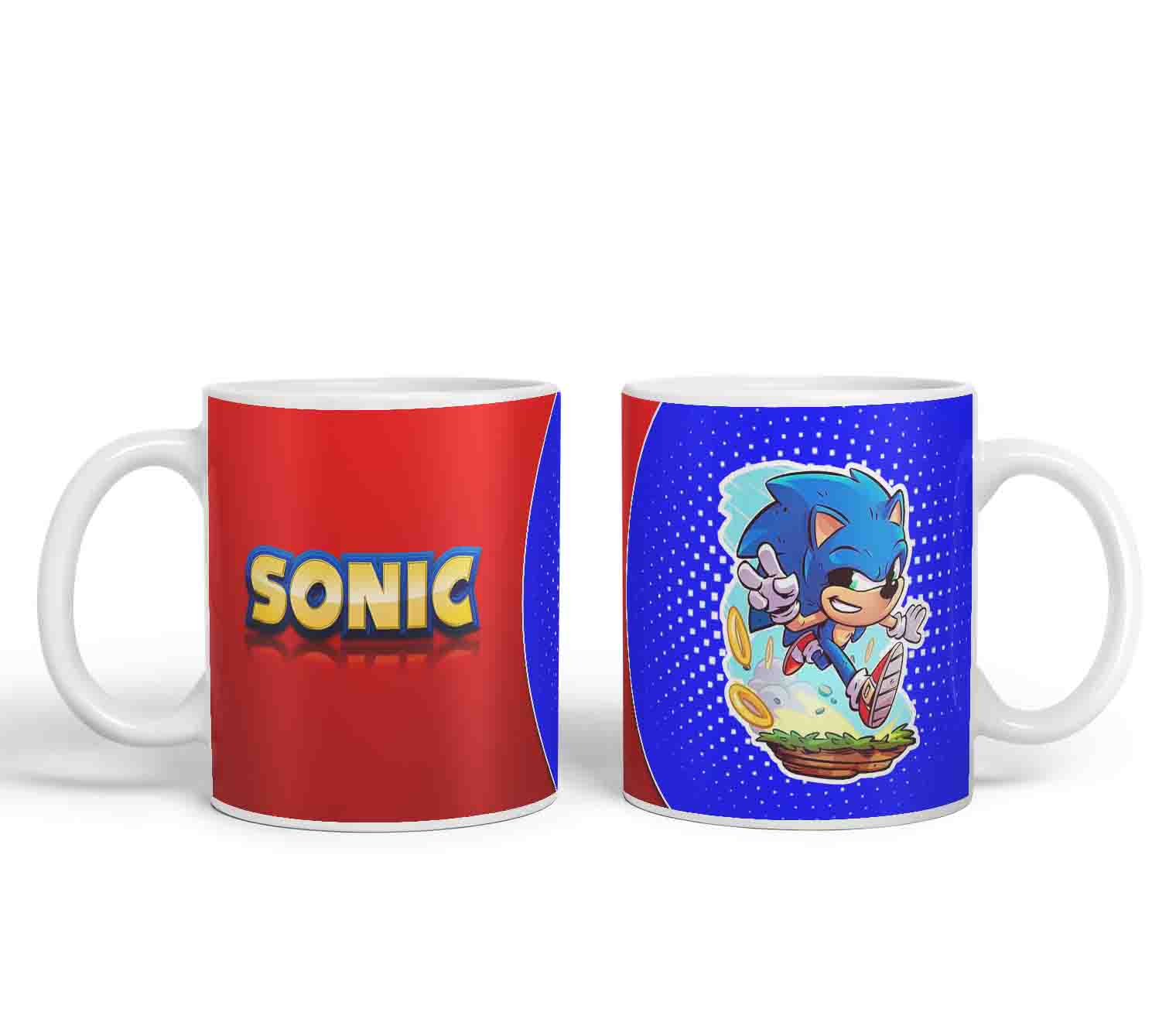 Mundo Textil - Taza Sonic El Erizo D3 (320Ml)