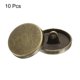 thumbnail image 3 of Uxcell 10pcs 28L Botones de Costura Redondos Planos de Metal 18mm Aleación de Vástago Botón de Repuesto para Traje de Hombre Mujer Abrigo de Lana Camisa Pantalones Artesanías de Costura, Bronce, 3 of 7