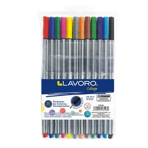 Fineliner 0,5 Mm 12 Colores Lavoro