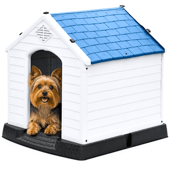 Casa Para Perro Mediano Exterior Resistente Impermeable Talla M