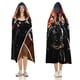 thumbnail image 3 of El Caballero Oscuro Manta Capa con Capucha Anti-Bolitas, Manta de Lana Ártica Suave, Manta Portátil de Felpa Ligera y Lujosa, Poncho para Siesta en Casa y Oficina, 100*130cm, 3 of 6