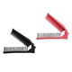 thumbnail image 3 of 2 Uds Peine De Pelo Plegable Cepillo De Doble Cabeza Mini Peine De Bolsillo Negro Rojo, 3 of 5