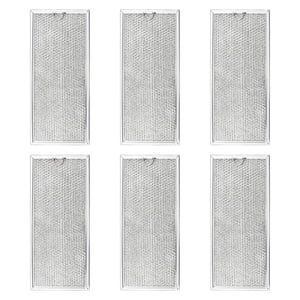 Bothyi - 6X Reemplazo Filtro De Grasa Para Microondas Reemplazar Para Wb06X10596 W10208631A