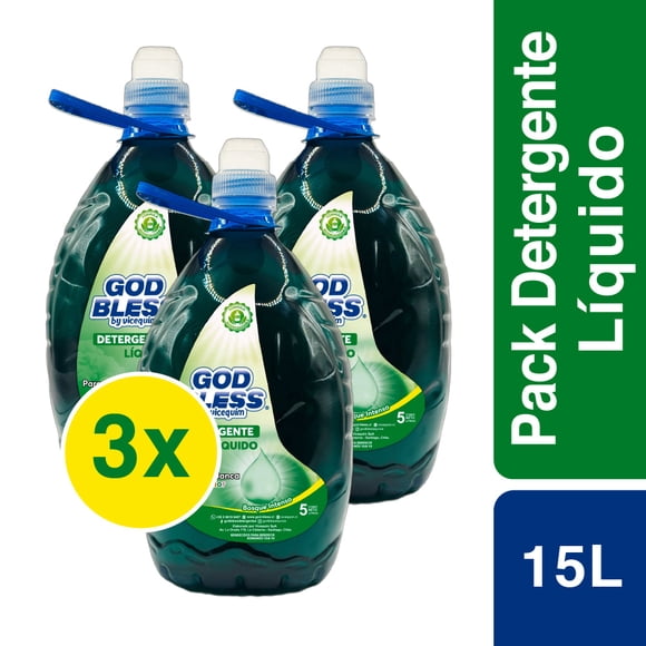 Pack x 3 Detergente Líquido 5 L