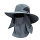thumbnail image 3 of Sombrero Para El Sol Con Visera Extraíble Con Solapa Para El Cuello, Sombrero De Pesca Para Adultos De Ala Ancha, 3 of 3