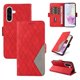 thumbnail image 1 of Funda Cartera para Samsung Galaxy A56 5G con Tarjetero Soporte y Correa Rojo, 1 of 6