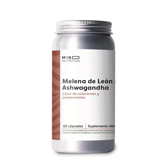 Melena De León + Ashwagandha - 60 caps | Mind Nutrition