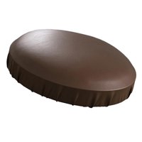 Magideal - Funda Para Taburete, Impermeable, Estirable, Elástica, Pu, Protector Para Silla, Funda Para Taburete, Funda Para Cojín De Asiento, Para Salón, Hogar Y , Marrón