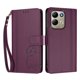thumbnail image 3 of Funda Cartera Trébol para Xiaomi Redmi 17 4G/5G con Ranuras Tarjetas y Carga Inalámbrica Violeta, 3 of 6