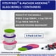 thumbnail image 4 of Juego de 6 tapas Klare Ware 470 ml/950 ml/1,65 L, 4 of 7