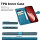 thumbnail image 2 of Funda Cartera FOXDOCK para iPhone 16 Pro Max , Flip PU con Relieve de Gatos y Perros, Tarjetero y Soporte, 2 of 6