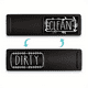 thumbnail image 3 of Never Guess Again with Our 1pc Universal Clean Dirty Sign for Dishwasher or Refrigerator - Magnetic Stainless Steel with Strong Magnet, Standard Size, and Washable Design - Perfect for Keeping Your Di, 3 of 4
