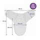 thumbnail image 3 of Manta de Arrullo Swaddle Clevamama CELESTE, 3 of 3