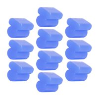 Magideal - Almohadillas De Silicona Para Trompa Alto, Válvulas Rotativas Resistentes Al Ruido, Accesorios De Herramientas De Práctica De Pistón Para Bombardino, 4Mm Azul