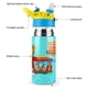 thumbnail image 3 of El vecindario de Daniel Tigre Botella de Agua con Tapa Pop Top de Un Toque, Acero Inoxidable, a Prueba de Fugas, para Deportes, Botella Infantil azul 12 oz, 3 of 6