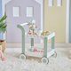 thumbnail image 2 of Carrito de postres Teamson Kids 48 cm Blanco/Verde menta, 2 of 9