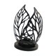 thumbnail image 4 of Portavelas De Hoja, Decoración De San Valentín, Candelabro, Centro De Mesa Para Decoración De Fiesta, Negro, 4 of 5