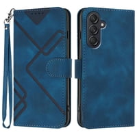 Funda Foxdock Para Samsung Galaxy M55 – Tipo Libro Con Soporte, Billetera, Correa Y Diseño Elegante