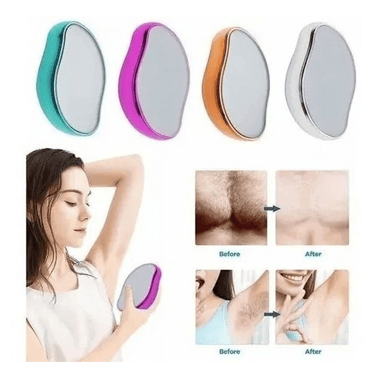 Leonimport - Depiladora De Cristal Removedor De Vello Sin Dolor