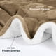 thumbnail image 3 of Colcha Sherpa Blanket Utopia Bedding, 130 x 150 cm, color camel, 3 of 8